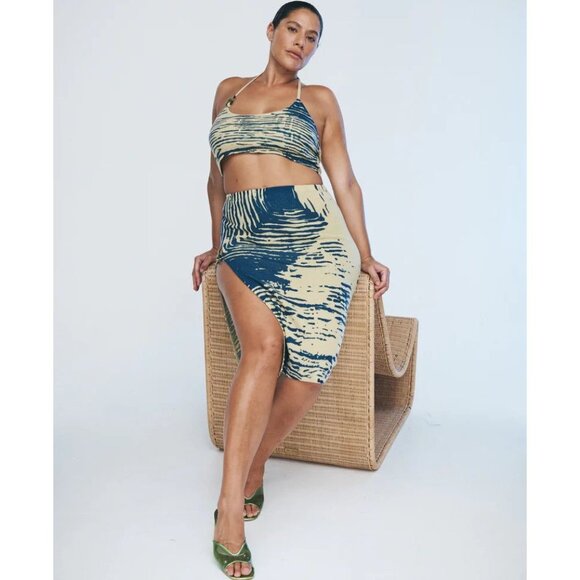 NAGNATA Mirage Midi Skirt in Sand - Picture 3 of 5